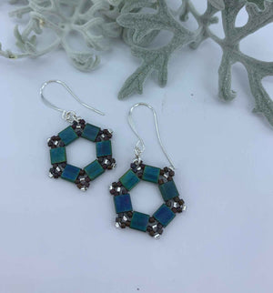tila beads silver nz earrings jewellery