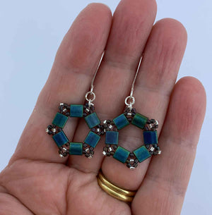 tila beads silver nz earrings jewellery
