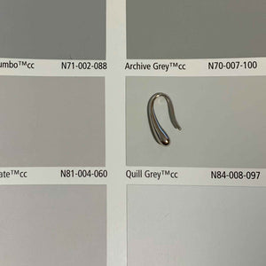 925 sterling Silver teardrop earring "Bevina" (25mm)