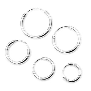 silver sleeper earrings jewellery