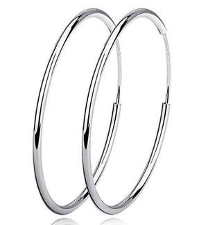 Silver Hoop 3mm thick online nz