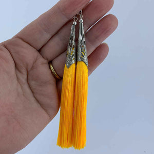 long silk tassel earrings for women