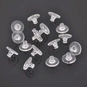silicone earring backs 3 pairs