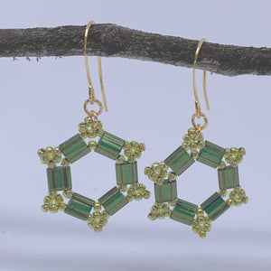 gold dangle earrings frenelle