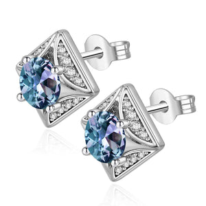 alexandrite stud earrings jewellery women