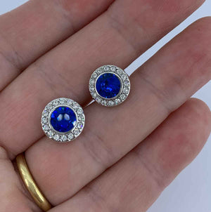 Frenelle Jewellery crystal stud earrings