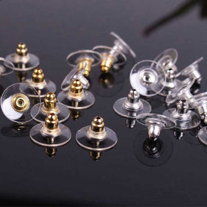 Earring clips uncomfortable? Try Comfort fit earring backs - Gold ONE pair