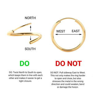 gold sleeper earrings jewellery