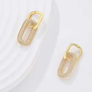 gold double hoop earrings jewellery nz