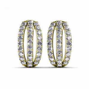 gold huggie earrings jewellery