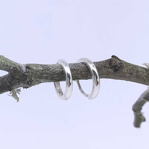 silver hoop earrings for women jewellery