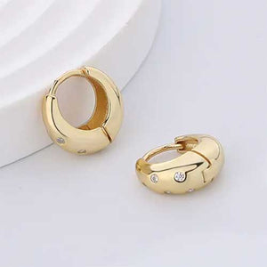 gold huggie earrings for women girls nz