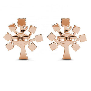 rose gold earrings tree of life jewellery
