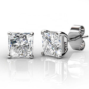 crystal stud earrings jewellery for men