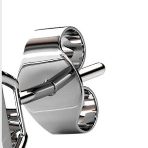 crystal stud earrings jewellery for men