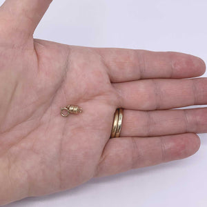 14K Gold Filled Magnetic Clasp with Spring Clasp (15mm)