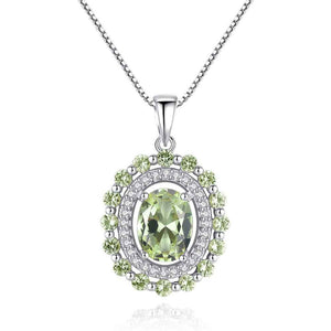 green crystal jewellery set gift for women