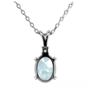 sky blue topaz necklace