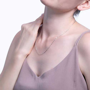 silver chain twisted flake nz