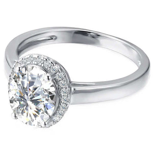 silver moissanite diamond engagement ring wedding nz