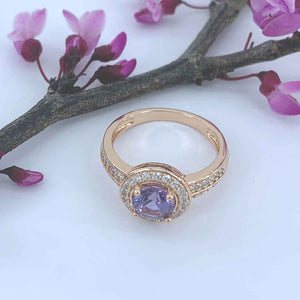 rose gold dress engagement ring nz