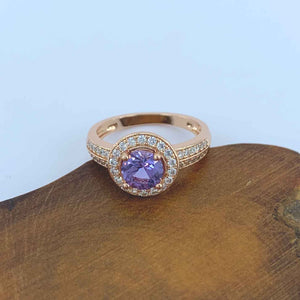 rose gold dress engagement ring nz