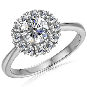 silver moissanite engagement dress ring jewellery nz