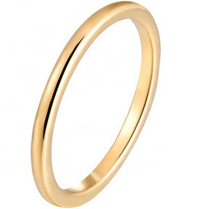 gold tungsten carbide wedding ring