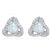 925 Sterling Silver Opal Crystal Earrings "Eleanor" (White)