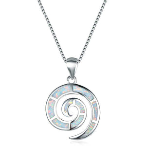 nz maori jewellery silver opal necklace