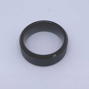 black tungsten carbide ring wedding band