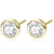 gold stud diamond earrings jewellery nz