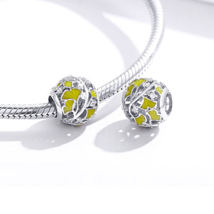 ginko leaves silver charm pandora