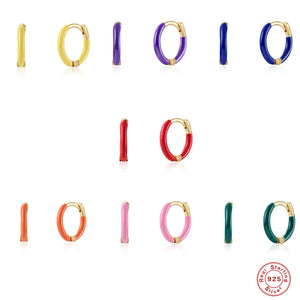 pink gold hoop earrings jewellery for women