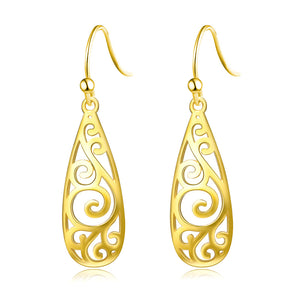 maori koru jewellery earrings gold