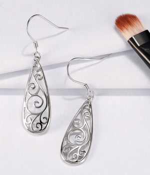 maori koru jewellery earrings silver