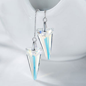 frenelle Jewellery earrings crystal silver