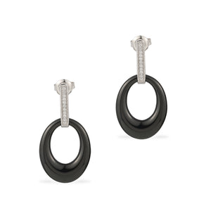 black and silver new zealand jewellery set