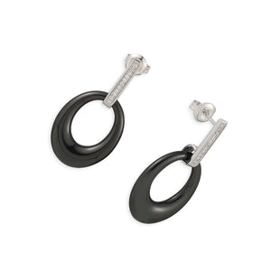 black and silver new zealand jewellery set