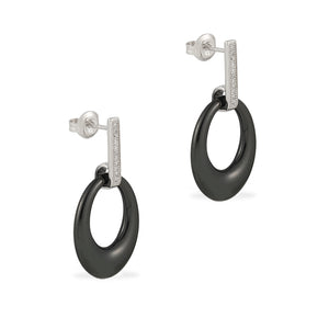 black and silver new zealand jewellery set