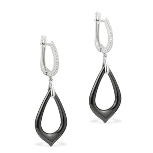 black silver jewellery set for women