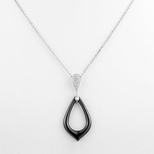 black silver jewellery set for women