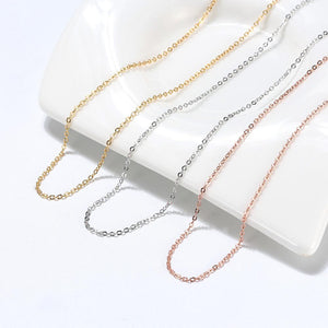 rose gold cable chain for men and women