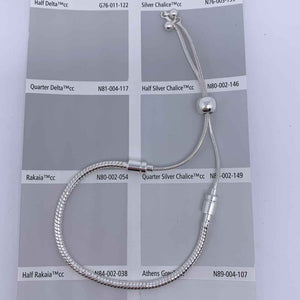silver adjustable charm bracelet jewellery
