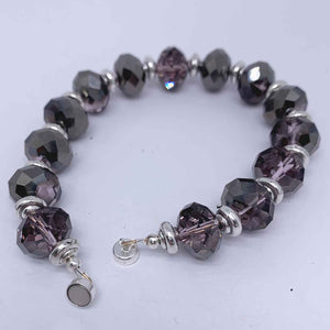 purple crystal bracelet magnetic