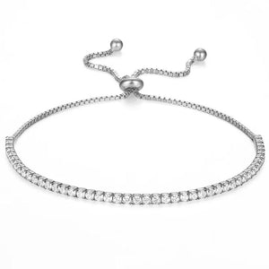 2mm tennis bracelet silver