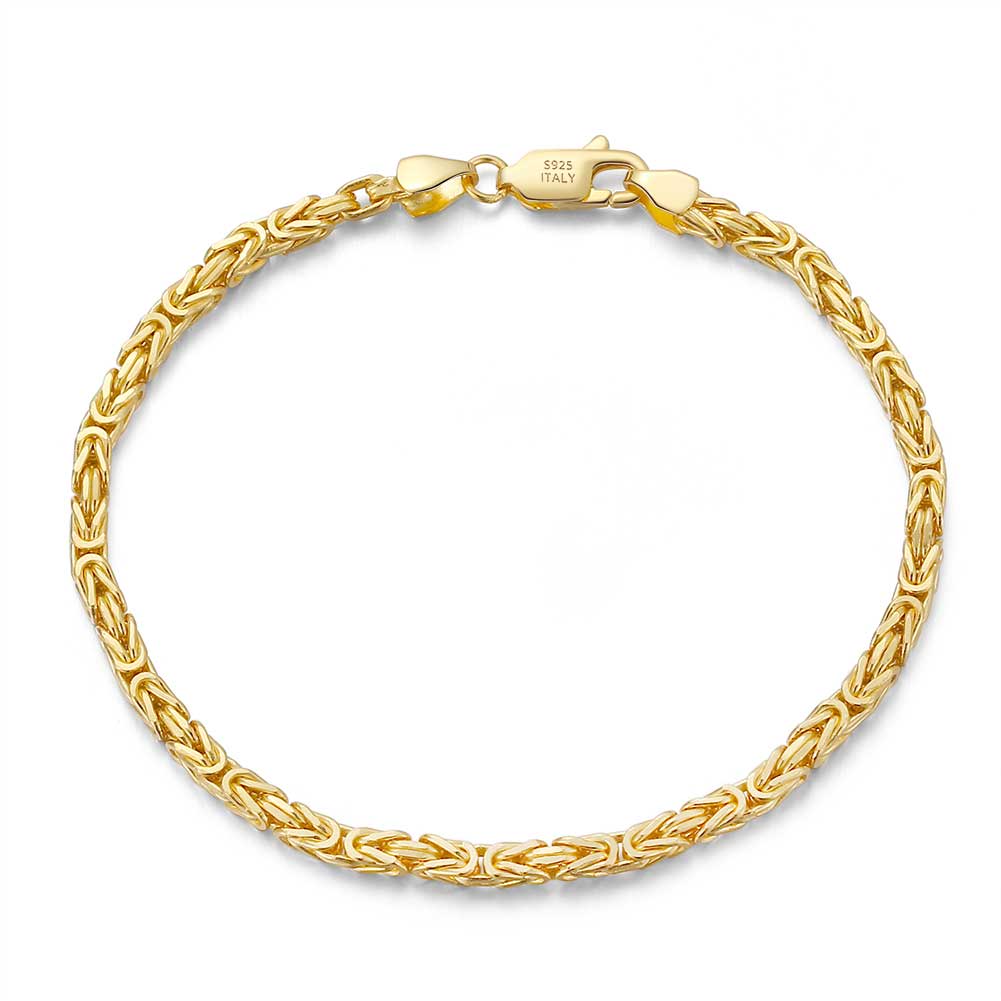 18K Gold Byzantine Style Bracelet "Jackie"