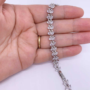 silver crystal tennis bracelet buy online nz