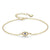 gold evil eye bracelet