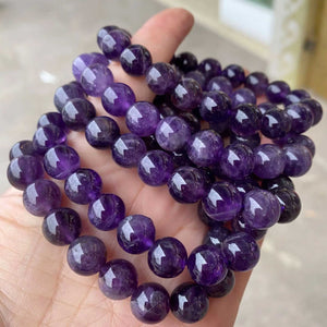 amethyst stretch bracelet gemstone for women strands